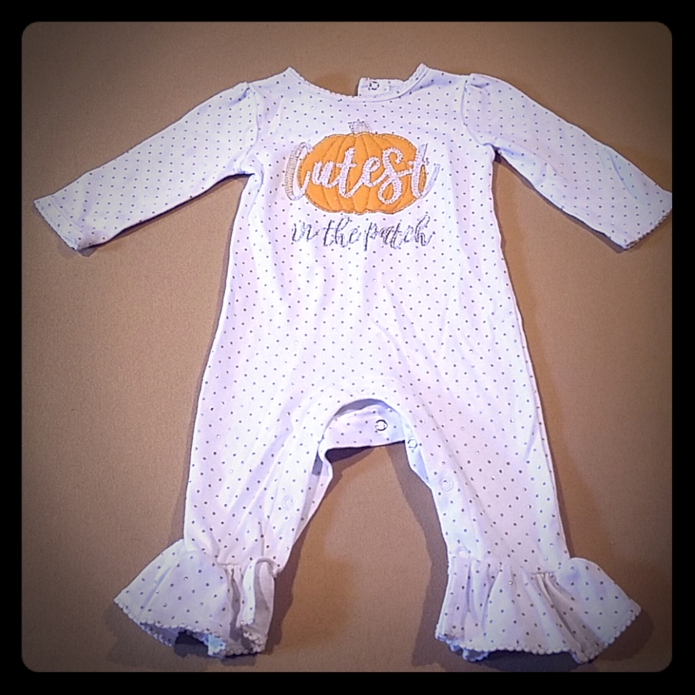 Mudpie 6-9 mo cotton onesie